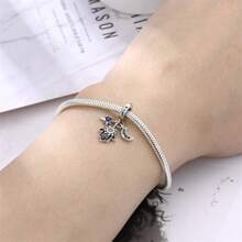 1count DIY Moonlight, Guardian Hand Three Pieces Pendant, 925 Sterling Silver Material Is Not Allergic, Creative DIY Pendant, Holiday Gifts, Suitable For Daily Wear