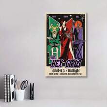 Framed Hex Girls Tour Poster, Hex Girls Band, Hex Girls Concert, Hex Girls Digital Art Download, Digital Art Download - Framed - View 2