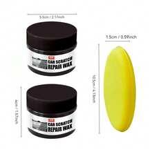 汽车划痕修复套装，去除划痕，恢复漆面，保护汽车抛光蜡，用于车身修复和漆面护理 - 恢复汽车光泽并保护其漆面 - A - 查看 3