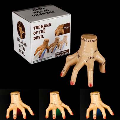 Nuovi regali di Natale per Halloween, mano che striscia, dolcetto o scherzetto elettrico, festa della palma di Halloween, parodia della mano rotta, regali di Natale, regali di Natale divertenti e originali, adatti per la famiglia e gli amici.