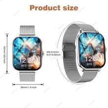 MixtataDi 1.83 Inch Stylish Touch Screen Smart Watch For Autumn Gift, Digital Fitness Watch With Call Function, 100+ Sports Modes, DIY Watch Face, Message Reminder, Multi-Function Fitness Watch, Boyfriend Gift - Multicolor - View 11