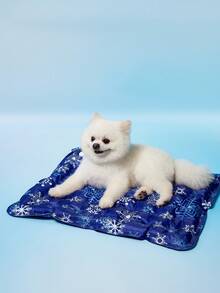 PETSIN 1pc Pet Water-Filled Cooling Mat, Suitable For Summer, Pets Cooling Pad For Medium/Small Dogs & Cats, Keeps Pets Cool While Sleeping Or Resting, Enhanced Cooling Effect With Included Dry Ice Powder - View 3