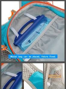 1 Piece Of Multi-Functional Sports Bag - Liquid Storage Bag - Backpack - Large Capacity - Can Hold A Water Bladder - Unique Design - Non-Heating - Travel And Outdoor Backpack - Sports Bag - Large Capacity - Parking Lot Bag - Travel Bag - Mountaineering Bag. Running Vest, Hydration Vest (Backpack Only) Is Lightweight, Breathable