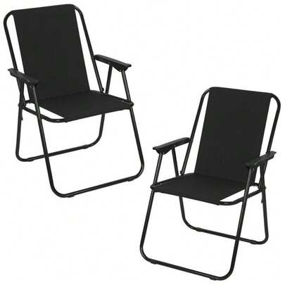 Portable Folding Deck Chairs - 2/4 Pack