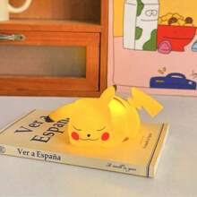 pokemon Luz nocturna decorativa con Pikachu de Pokémon que brilla, lámpara de mesita de noche con Pikachu de Pokémon como regalo de cumpleaños o Navidad