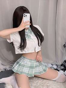 A Set Of Women's Cosplay Fashion Stage Live Performance Kawaii School JK Uniform Halloween
