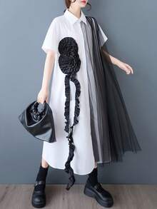 Women Midi Dresses - White - View 5