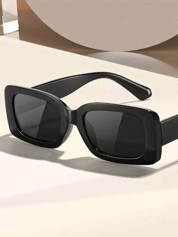 1 Piece Unisex Versatile Fashion Fashion Sunglasses With Leather Case - Suitable For Street Photography, Music Festival, Tropical Beach, Business Leisure, Fishing, Sports, Beach, Travel, Festival, Outdoor, Driving, Hiking, Party, Street Style Accessories, Outdoor Activities, UV Protection, Golf Fashion Shade Elegant Clothing Family Outing Travel Vacation Holiday