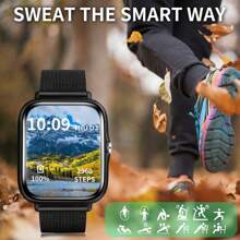 Eytlptoc 2025 New Model, Smart Watch With 1.85" High Definition Touch Screen, Sports Smartwatch With Calling And Message Receiving Function, Sleep Monitoring And Pedometer, Compatible With Android And IOS Phones, Perfect Gift For Family And Friends!