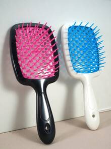 1支/2支装发梳，干湿两用透气梳，轻松梳理卷发，去除缠结，轻巧便携，适合所有发质，返校季、旅行度假必备，女士发饰，发梳，解结梳，梳子，后梳，发梳，边缘梳，解结梳，美发工具，美发用品，护发，卷发梳，理发师，美发设备，发型，美发，发梳，后梳，造型梳，卷发梳，边缘梳，发梳，梳发，发梳套装，梳发，卷发梳，解结梳，女士发梳，头发，旅行，美发产品，美发工具，美发用品，理发师，理发师配件，理发店，美发设备