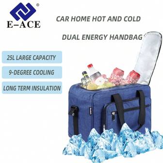 25L Portable Foldable Car Refrigerator Semiconductor Electricity Cooling Heating Car Home Dual-Use Picnic Camping Essentials