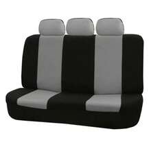 5pcs/Set 5-Seat Car Seat Covers Including 2pcs Front Seat Covers, 1pc Backrest Cover, 1pc Rear Seat Cushion Cover, 5pcs Headrest Covers - Grey - View 3