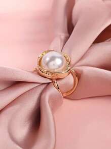 3pcs/Set Elegant Golden-Tone Faux Faux Pearl Scarf Clips,Scarf Buckle, Versatile Knot Holders For Women'S Fashion Accessories, Perfect For Parties, Daily Wear, And Gift Giving