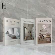 3pcs Modern Decorative Books, Foldable Fake Books, Coffee Table Faux Books, Bookshelf Display Books, Home Office Decor - Multicolor - View 18