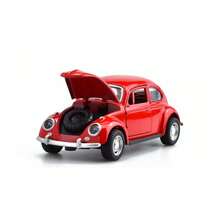 Metal Cart Collections Miniature Beetle Friction Opens Doors - Đỏ - Xem 2