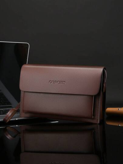 New Multi-Pocket Password Lock Anti-Theft Handbag Large Capacity Business Casual Clutch Wallet, For Men, Long Versatile High Quality