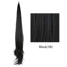 Soowee, cola de caballo de capas largas, extensión de cabello sintético, cola de caballo rubia, coletas de pelo flexibles, postizos HHJE - 16 - Ver 12