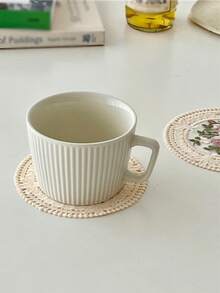 طقم أساتير دانتيل عتيق، نمط زهري أنيق - مقاوم للحرارة، أساتير دانتيل عتيقة، أطباق مطرزة لأوعية القهوة والأكواب، مفارش طاولة مقاومة للحرق مصنوعة من قماش أوروبي، مناسبة لطاولة الطعام وأطقم الشاي - مثالية لعيد الحب وعيد الشكر - متعدد الألوان - مشاهدة 7