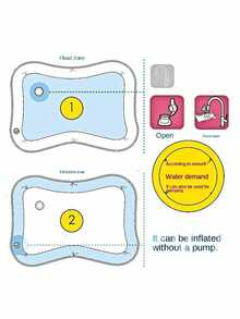 1 件优质充气水垫，适合婴幼儿 - 趣味活动中心，适合趴着玩耍和刺激成长