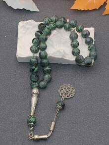 1 件 33 颗 10 毫米中国结吊坠念珠，轻巧奢华时尚手链，适合斋月、开斋节、圣诞节、礼物 - 彩色 - 查看 8