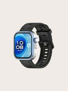1 pièce Bracelet de montre connectée en silicone de couleur unie et sportif à dégagement rapide, compatible avec Huawei Watch Fit 3 / 4 / 4 Pro - Watch Fit 3/4 - Voir 5