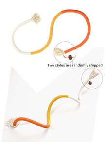 PETSIN 寵物牙齒清潔和磨牙繩玩具,耐用和自我娛樂的貓玩具 - 彩色 - 查看 11