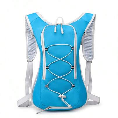Cycling Backpack, Outdoor Hiking Mountaineering Bag, Portable Can Put Helmet Backpack, Blue, Unisex, Ultra-Light And Portable