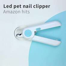 Dog Nail Clippers, Cat Nail Clippers With LED Light, Pet Nail Clippersand Trimmers, Anti Cutting Blood Line, For Small Medium Dogs Cats Rabbits And Guinea Pigs Grooming Tool - Blue - View 7