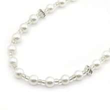 1 Stück elegante Brillenkette mit ABS-Perlen und Strass, geeignet für den täglichen Gebrauch