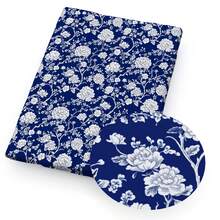 6 pièces/set 20x20cm Quart de yard Série de fleurs Pré-découpé Tissu de courtepointe Lot de tissus Fat Quarter Polyester Carrés de courtepointe pour Patchwork Projets DIY Artisanat Confection de portefeuille DIY - Multicolore - Voir 5