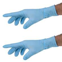 Nitrile Disposable Gloves, Powder Free,  Gloves, Latex Free, 100 Pc, Medium