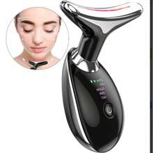 Masajeador Reductor De Papada Cuello Antiarrugas - Negro - Ver 1