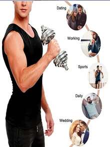 Sweat Sauna Vest For Men Heat Trapping Polymer Vest Gym Workout Tank Top Pullover Waist Trainer Shirt Body Shaper