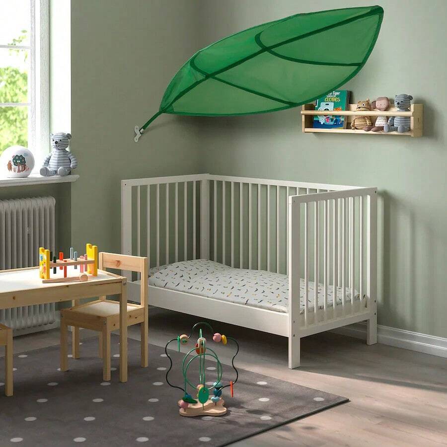 Bed Canopy, Leaf/Green - Green - View 1