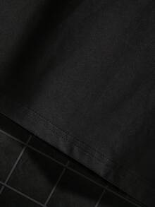 [Big Bang Theory Soft Kitty] Soft Kitty Warm Kitty  BLACK Mens T-Shirt - 220g Pure Cotton Heat Transfer Printed - màu đen - Xem 3