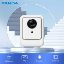 PANDA PANDA B1 Projector Support LCD Smart Android System 200 ANSI Electric Focus Keystone Home Cinema Outdoor 720P Portable Mini Projetor Excellent Sound