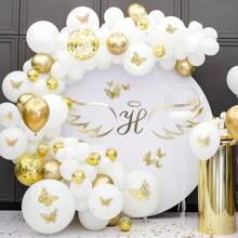 12 Stücke/Packung, 3D Schmetterling Wanddekoration, 3 verschiedene Größen, goldfarbene Schmetterling Wandaufkleber, geeignet für Geburtstag, Party, Torte, Hochzeit, Wohnzimmer, Schlafzimmer Wanddekoration, abnehmbare Wandaufkleber