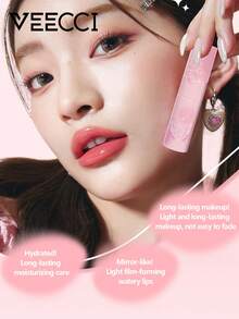 VEECCI 罐装唇泥唇颊两用哑光雾面唇釉口红腮红平价官方正品学生女 - 01Guava Soft Dream - 查看 9