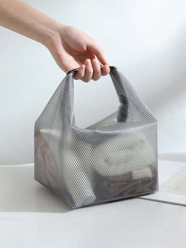 1 pezzo Borsa impermeabile per costume da bagno e asciugamani, borsa per indumenti impermeabile con maniglia, in tessuto Oxford con cerniera, borsa asciutta/bagnata, adatta per viaggi, palestre, spiaggia, rafting