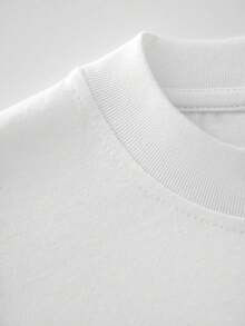 1 pieza de camiseta de manga corta con cuello redondo para mujer, 180g, con estampado digital gráfico de vaqueros y pedrería, espíritu de equipo de fútbol americano, 100% algodón, camiseta c - Blanco - Ver 7