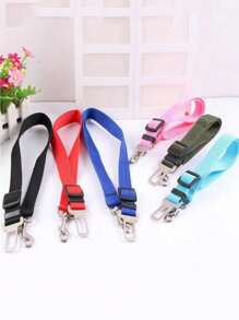 1 Cinturón de seguridad para mascotas, Cinturón de seguridad retráctil fijo para perros y gatos, Suministros para mascotas, Hebilla del cinturón de seguridad para mascotas, Tracción de poste, Arnés retráctil para gatos y perros, Accesorios para collares de perro, Suministros para mascotas para exteriores