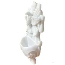 Holy Water Font Holy Spirit 16cm Hanging Wall Decoration - White - View 3