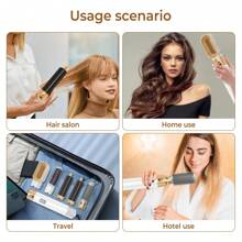 "Your 5-In-1 Hair Essential – Blow Dry, Curl & Straighten Anywhere!"