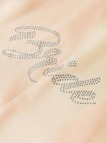 1PC Wedding Bridal Bridal Tinted Robe Silk Robe Wedding Makeup Advanced Dressing Gown Suitable For Hotels, Wedding Parties, Protective Party Wear Back To School - Hot Diamond Champagne Chief Bridesmaid - View 5