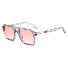 Vintage Double-Beam Square Glasses, Fashionable European And American Glasses, Suitable For Daily Wear, Commuting, And Streetwear