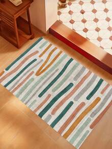 抽象风格室内装饰地毯，短绒天鹅绒材质室内地毯，客厅地毯，沙发地毯，卧室地毯，防滑床边地毯，餐厅厨房地毯，办公椅垫，玄关门垫，户外野餐垫，婴儿爬行软垫，户外露营垫