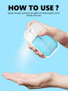 6pcs/3pcs/1pc 45ml Various Scents Of Water-Free Hand Sanitizer, Hyaluronic Acid Spray Hand Sanitizer Fragrance Spray Sand Sanitizer, Portable Travel Hand Sanitizer Two Printing Appearances Will Be Shipped Randomly.