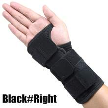 Wrist Brace For Carpal Tunnel , Lengthened Fixed Hand Support For Women Men With Metal Splint, 3 Adjustable Straps Wrist Support For Right And Left Hand Gym Accessories - Black - View 13