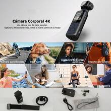 KLACK Sports & Action Video Camera - 黑色 - 查看 6
