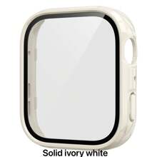 1pc New Protective Case Compatible With Huawei Watch Fit4, PC+Tempered Glass Screen Protector